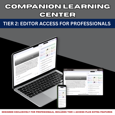 Companion Learning Center for Professionals- Tier 2: Editor Access